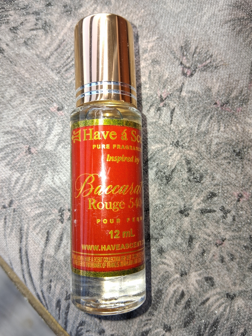 Baccarat Rouge 540 Inspired Body Oil - Red